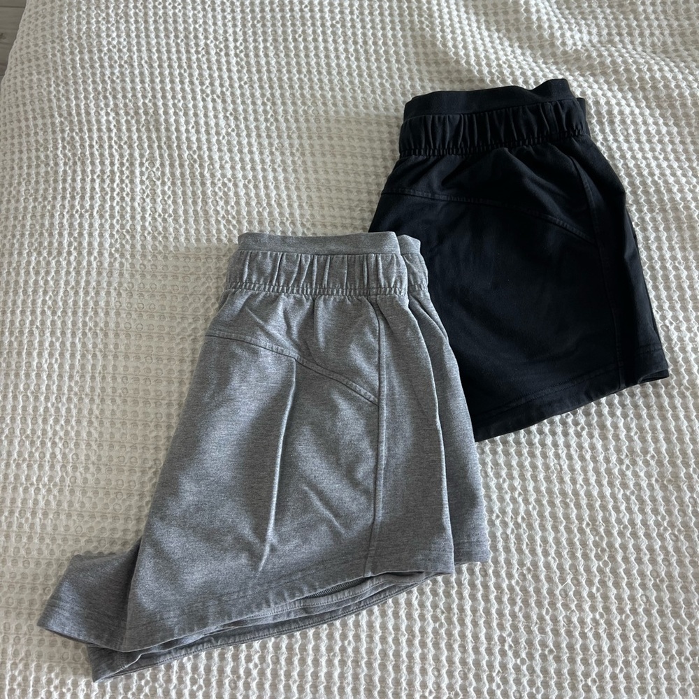 Lululemon Women’s Cotton Shorts, Two Pairs